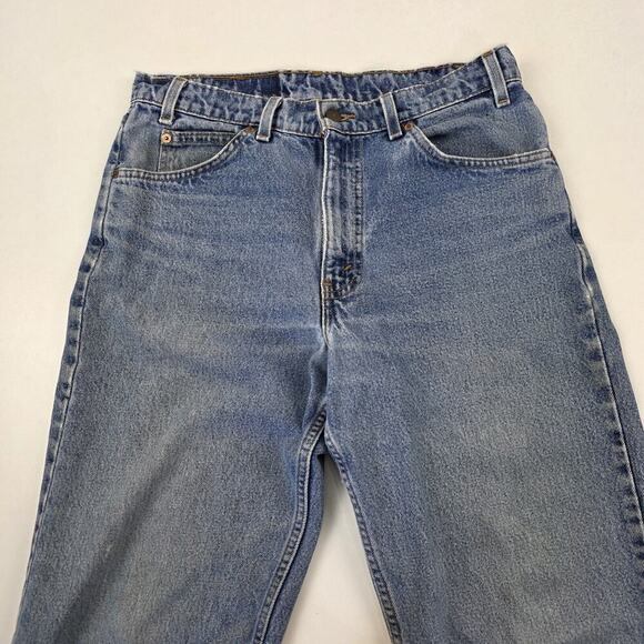 Vintage Levi's 550 Jeans Mens 33x32 Fits 32x32 Relaxed Fit Distressed Denim - Picture 4 of 15